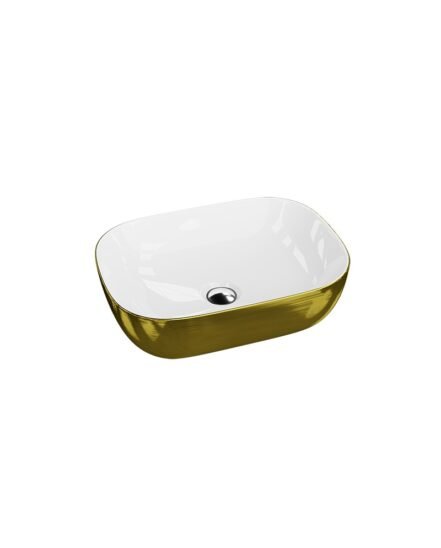 Costa Brushed Gold Basin - Builders Fort