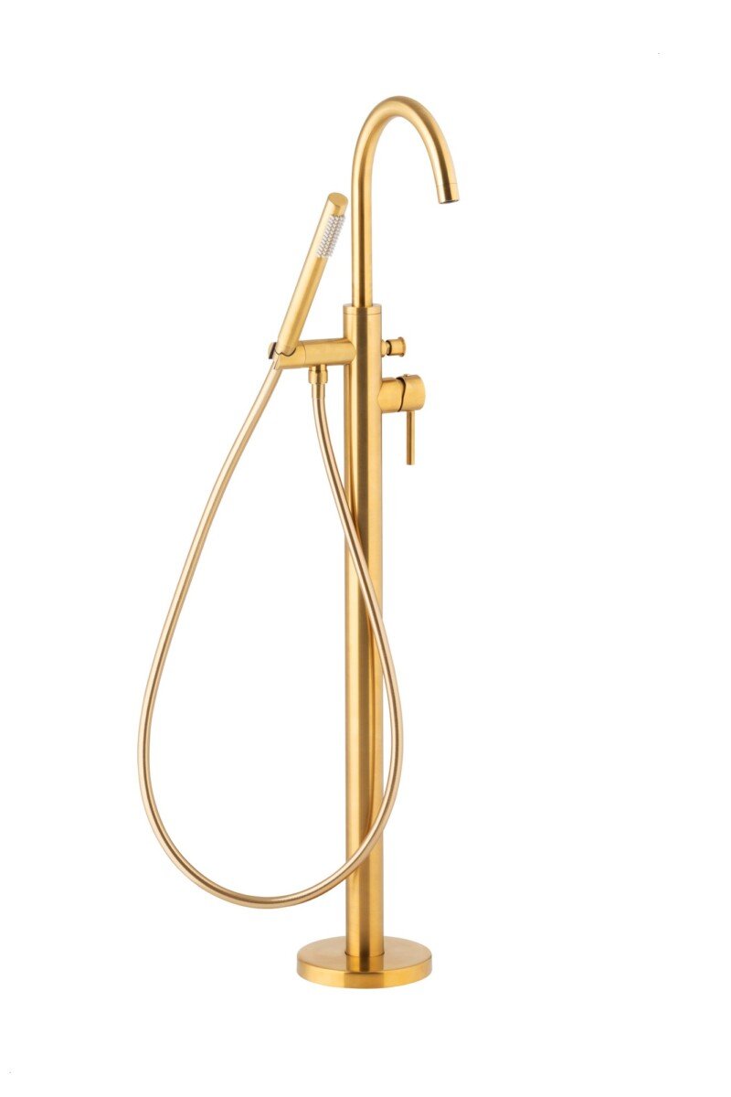 MOZA BRUSHED GOLD standing bath mixer MOZA BRUSHED GOLD standing bath mixer