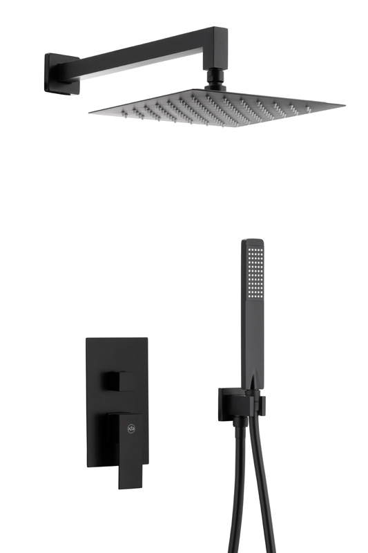 KFA LOGON PREMIUM Concealed Wall-mounted Shower SET / Black Matt KFA LOGON PREMIUM Concealed Wall-mounted Shower SET / Black Matt