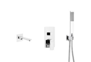 KFA MOKAIT Concealed Wall-mounted Bath Mixer / Chrome