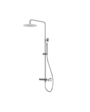 SPARK | Shower set with rain shower – Chrome