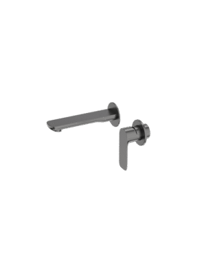 LaVita SPARK Concealed Wall-mounted Basin Tap Mixer / GunMetal