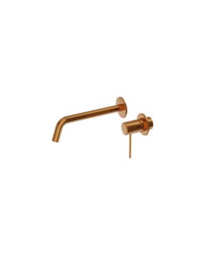 LaVita ORION Concealed Wall-mounted Basin Tap Mixer / Brushed Copper