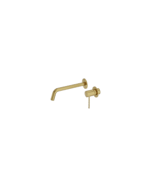 LaVita ORION Concealed Wall-mounted Basin Tap Mixer / Brushed Gold