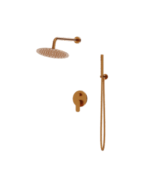 LaVita SPARK Concealed Wall-mounted Rainshower SET / Brushed Copper LaVita SPARK Concealed Wall-mounted Rainshower SET / Brushed Copper