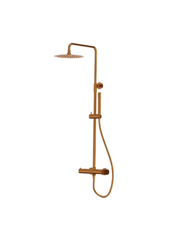 LaVita SPARK Wall-mounted Rainshower SET / Brushed Copper LaVita SPARK Wall-mounted Rainshower SET / Brushed Copper