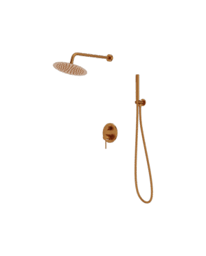 LaVita ORION Concealed Wall-mounted Rainshower SET / Brushed Copper
