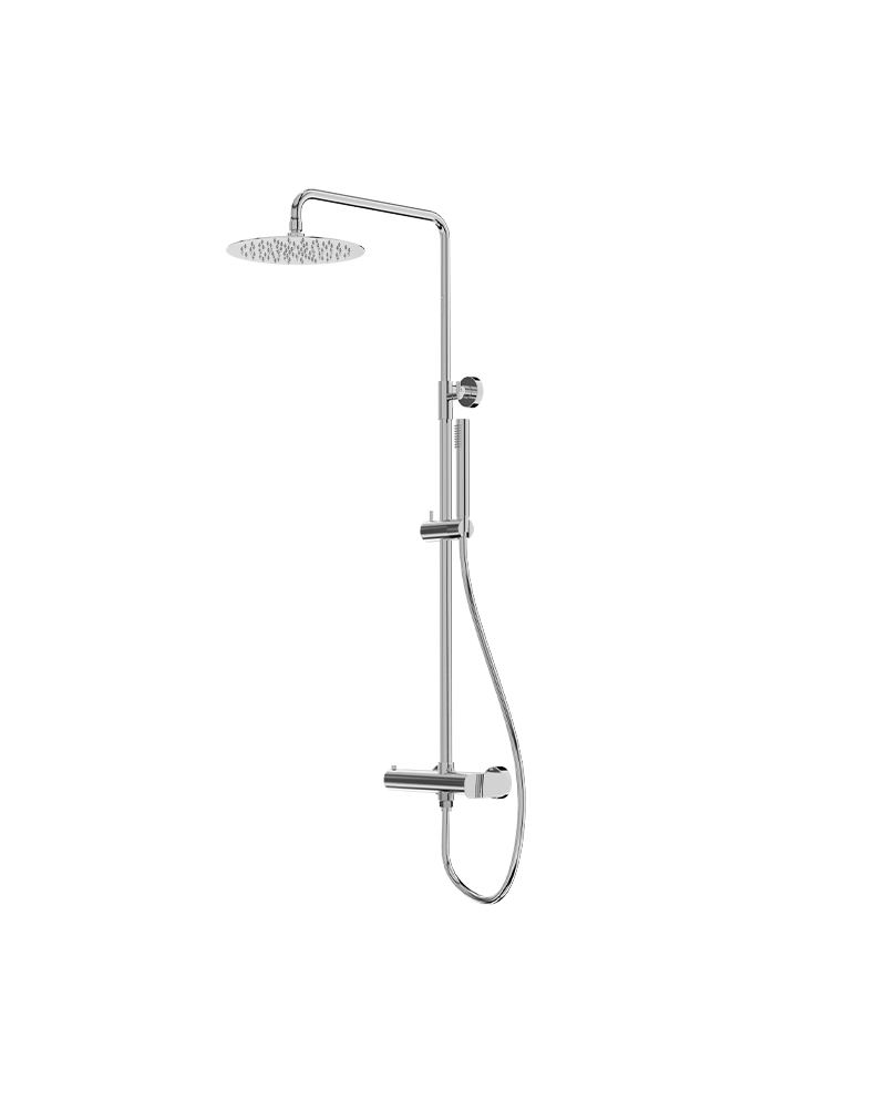 LaVita SPARK Wall-mounted Rainshower SET / Silver - Chrome LaVita SPARK Wall-mounted Rainshower SET / Silver - Chrome