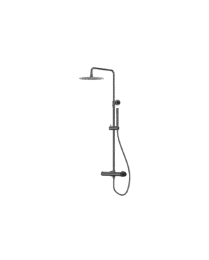 LaVita SPARK Wall-mounted Rainshower SET / GunMetal LaVita SPARK Wall-mounted Rainshower SET / GunMetal