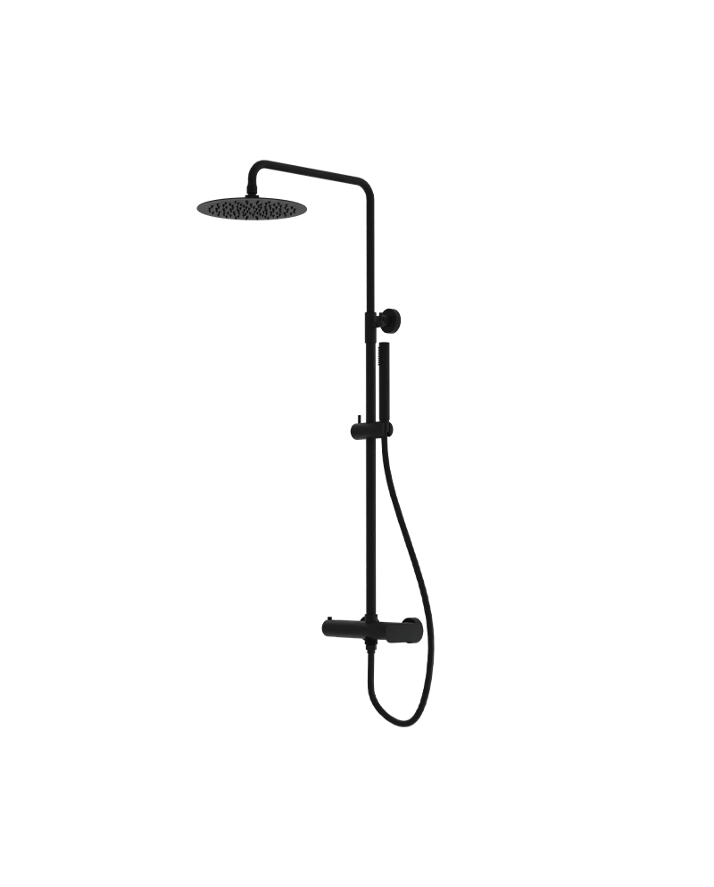 LaVita SPARK Wall-mounted Rainshower SET / Black Matt LaVita SPARK Wall-mounted Rainshower SET / Black Matt