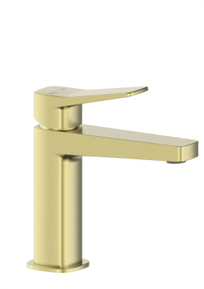 KFA MALAGA Short Standing Washbasin Mixer, CHROME, BLACK, WHITE MATT, BRUSHED GOLD, BRUSHED COPPER